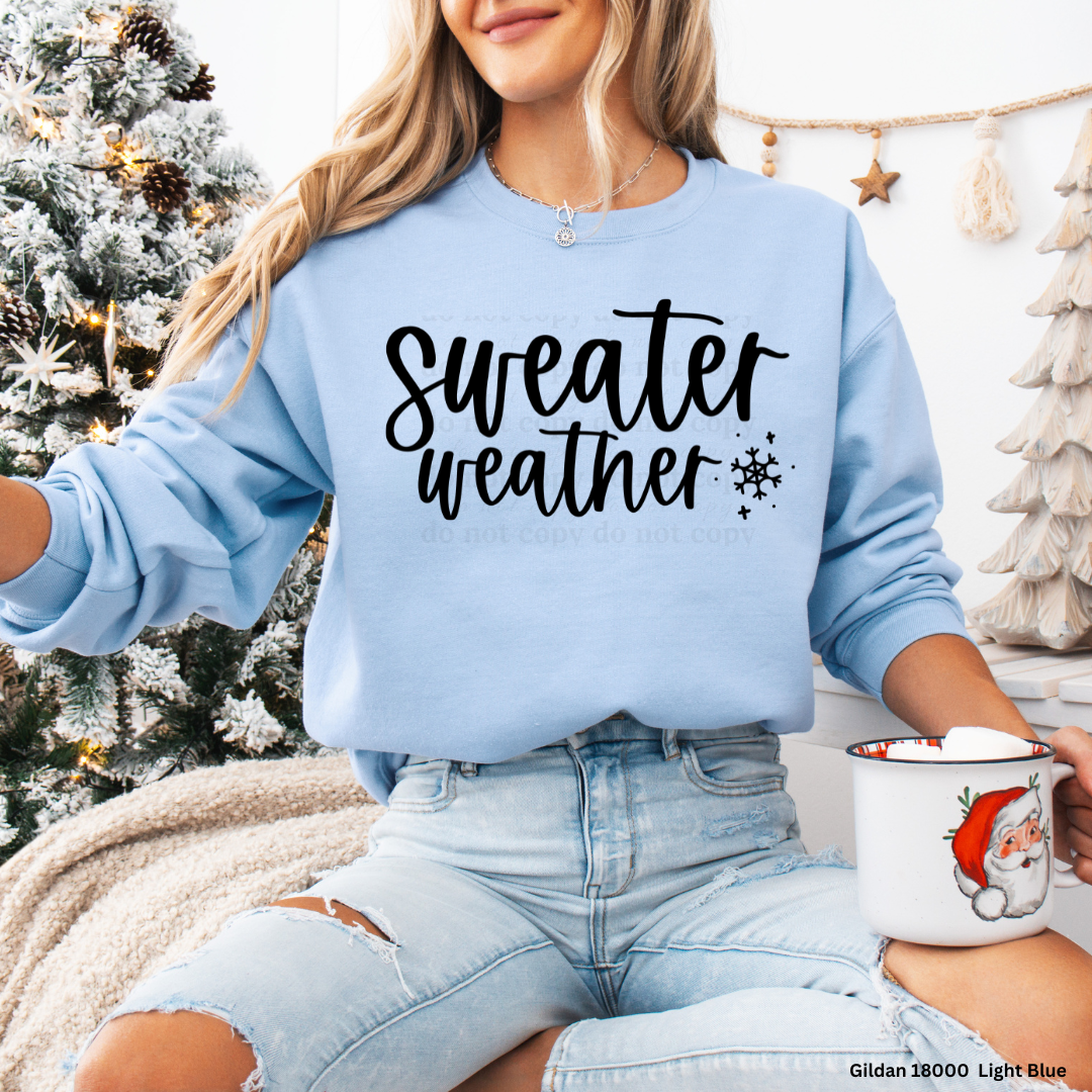 Sweater Weather - Single Color Transfer