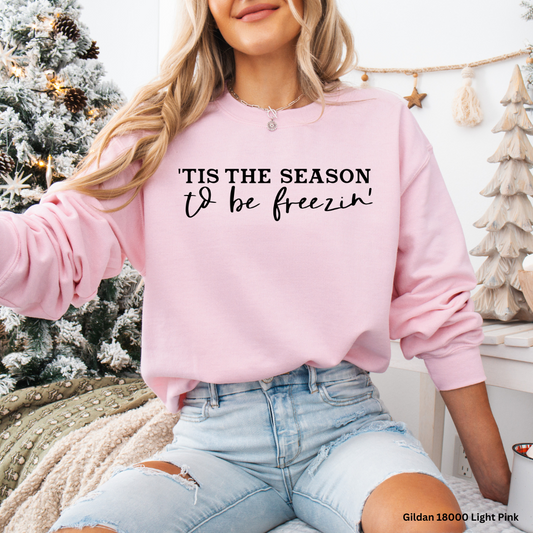 'Tis the season to be freezin - Single Color Transfer